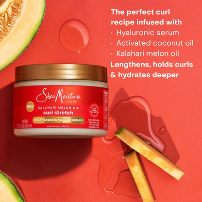 Shea Moisture Kalahari Melon Oil Curl Stretch Multi-Tasking Volume Cream