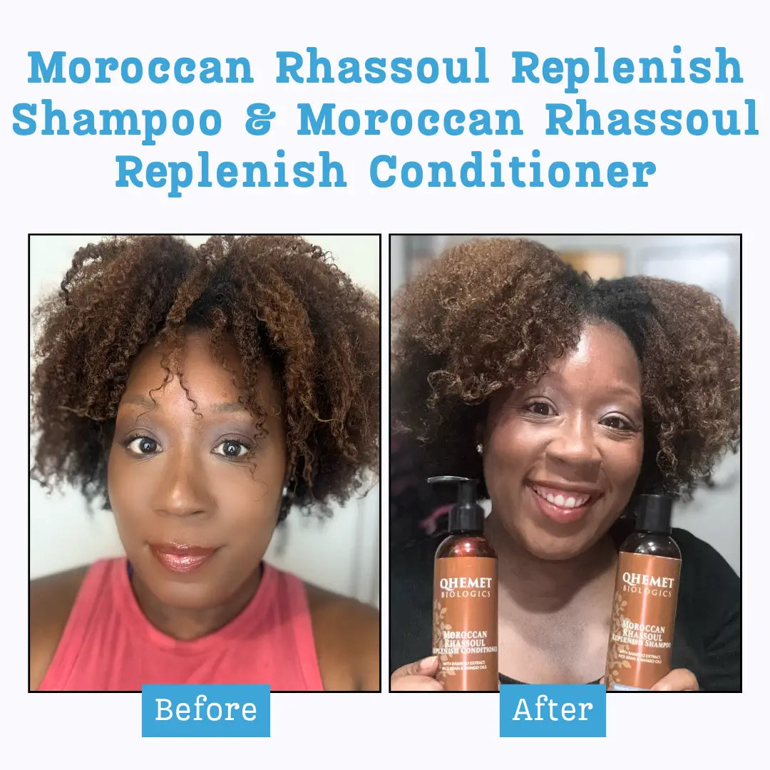 Qhemet Biologics Moroccan Rhassoul Replenish Shampoo 8.5oz