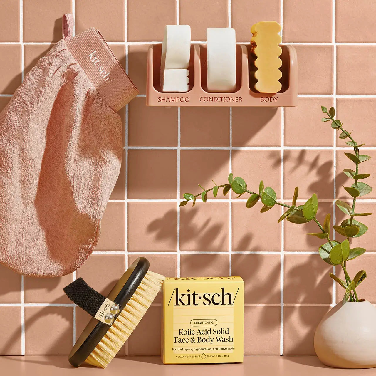 Kitsch Brightening Koji Acid Solid Face & Body Wash