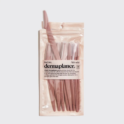 Kitsch Recycled Plastic Dermaplaners 12pc Set - Terracotta