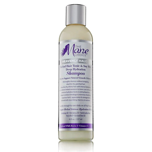 The Mane Choice Heavenly Halo Herbal Hair Tonic & Soy Milk Deep Hydration Shampoo