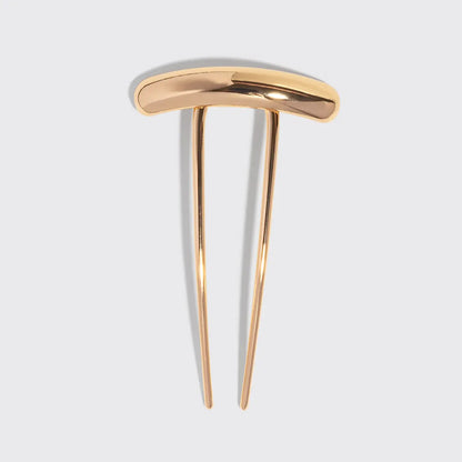 Kitsch Metal Barrette French Hair Pin- Gold