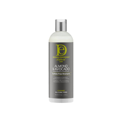 Design Essentials Almond & Avocado Moisturizing & Detangling Sulfate-Free Shampoo