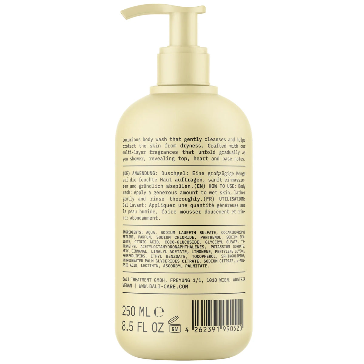 Bali Skin Body Wash Warm Tonka & Oud 250ml