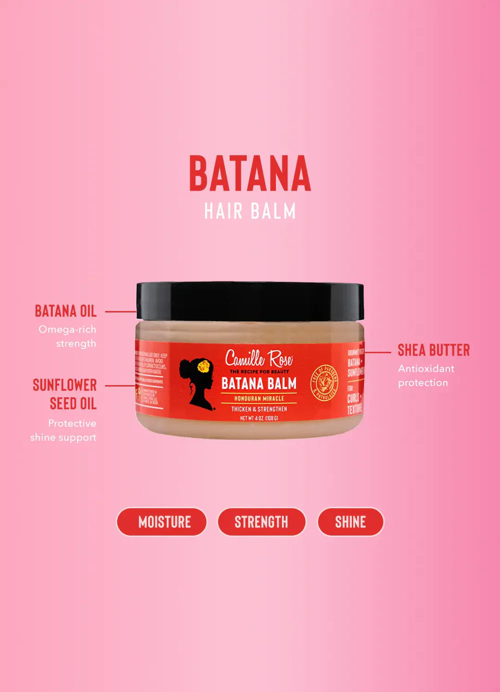 Camille Rose Batana Oil Honduran Miracle Balm