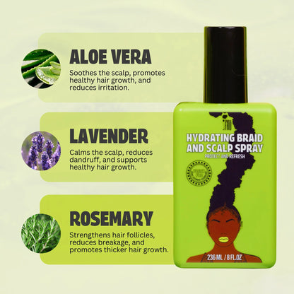 Pardon My Fro Hydrating Braid and Scalp Spray