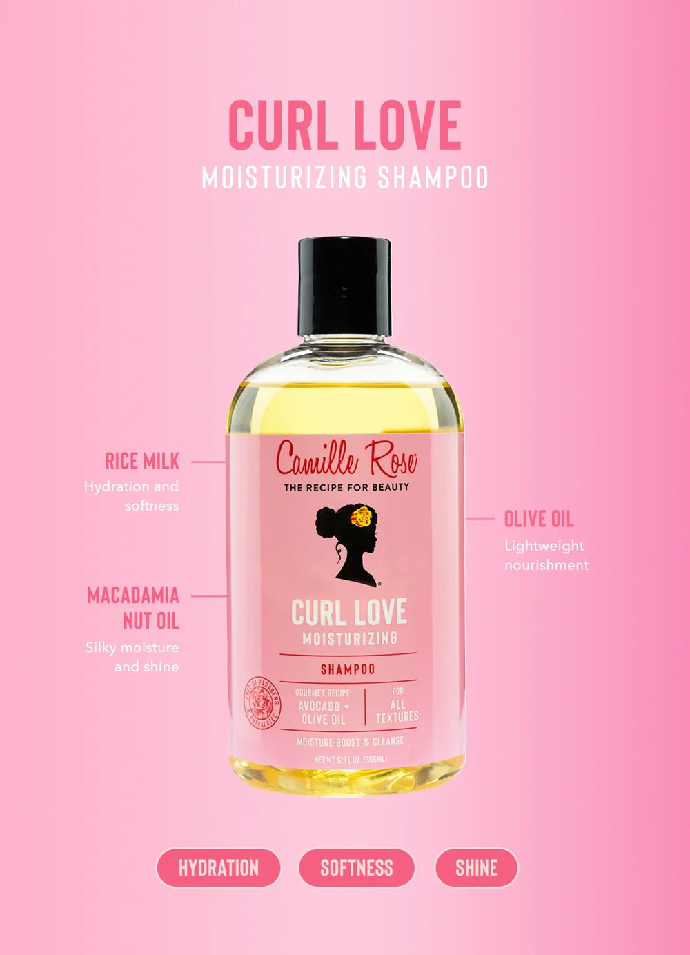 Camille Rose Curl Love Shampoo
