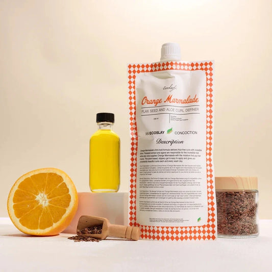 Ecoslay Orange Marmalade Flaxseed and Aloe Curl Definer 8oz