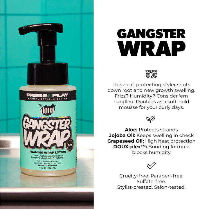 The Doux Gangster Wrap Foaming Lotion 8oz