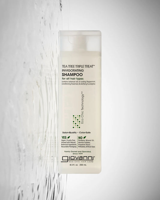 Giovanni Tea Tree Triple Treat Invigorating Shampoo 250ml