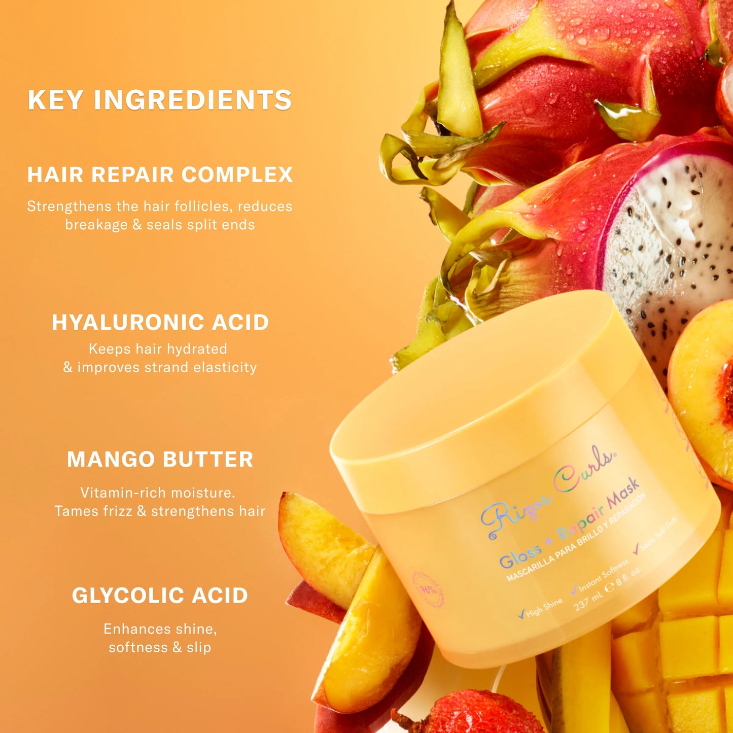 Rizos Curls Gloss + Repair Mask