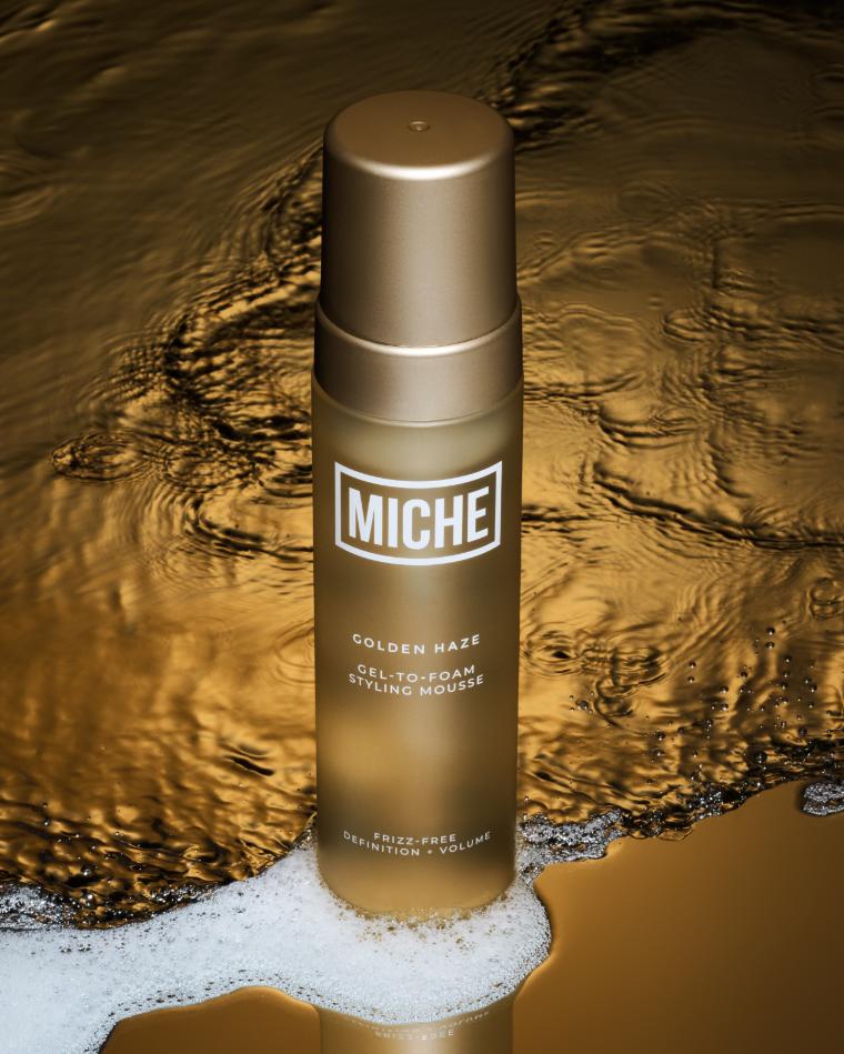Miche Beauty Golden Haze Gel-To-Foam Styling Mousse 7oz (Limited Edition)