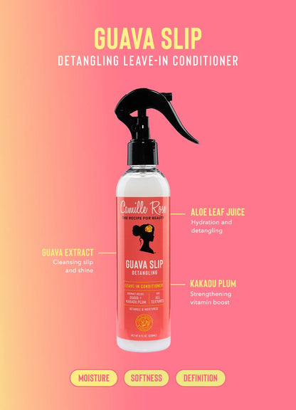 Camille Rose Guava Slip Detangling Leave-In Conditioner