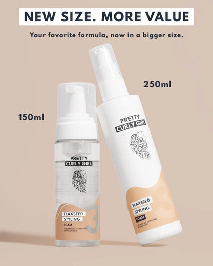 Pretty Curly Girl Flaxseed Styling Foam 250ml