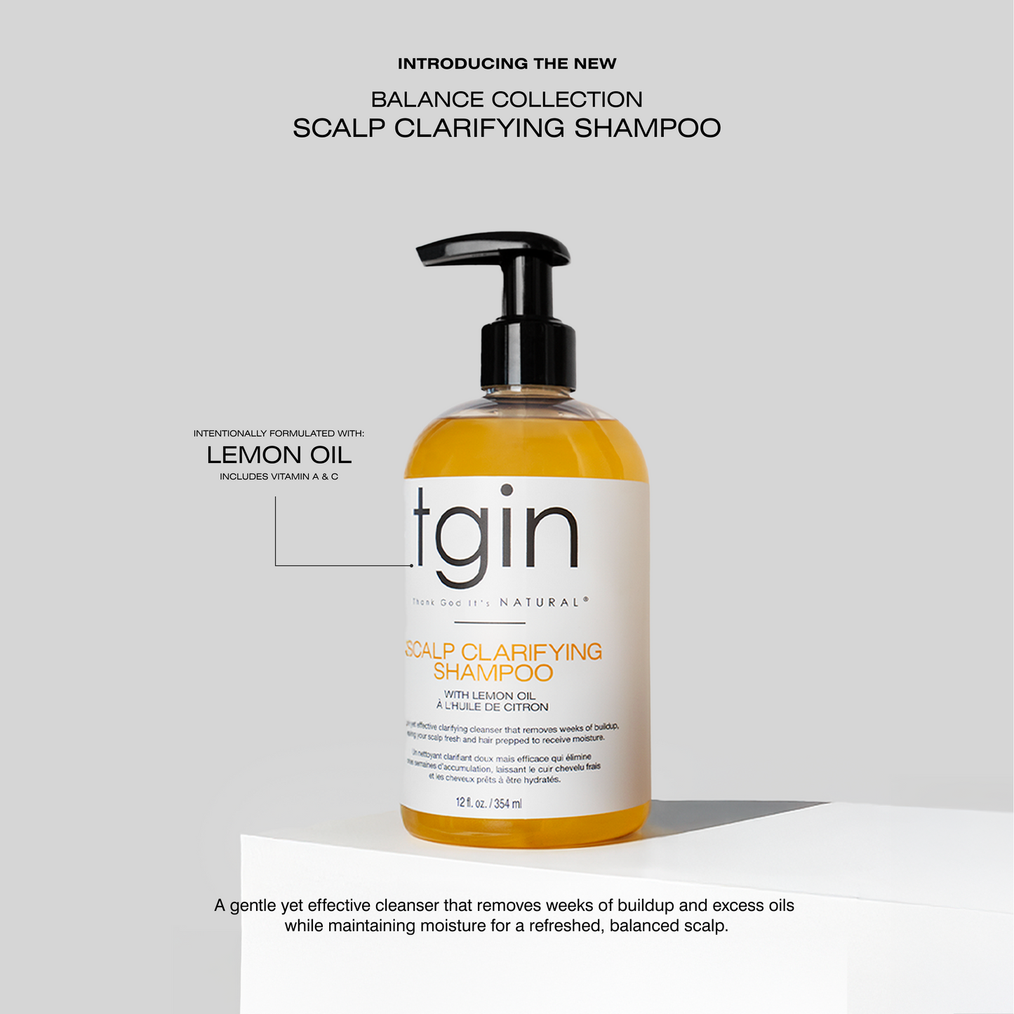 Tgin Balance Scalp Clarifying Shampoo