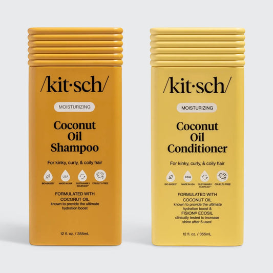 Kitsch Moisturizing Coconut Oil Shampoo & Conditioner Combo