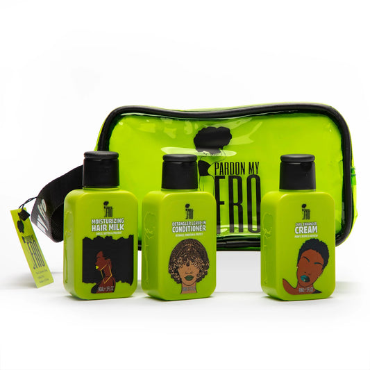 Pardon My Fro On-The-Go Mini Hydrating Travel Set