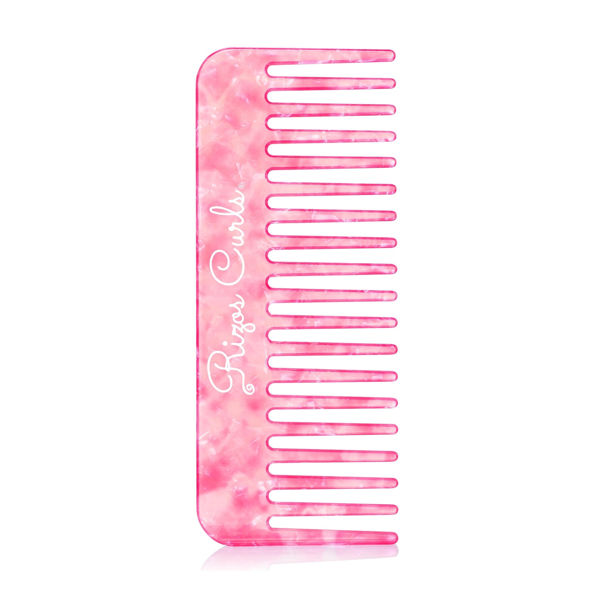 Rizos Curls Pink Wide Tooth Styling Comb- Curl Care – Curl Care