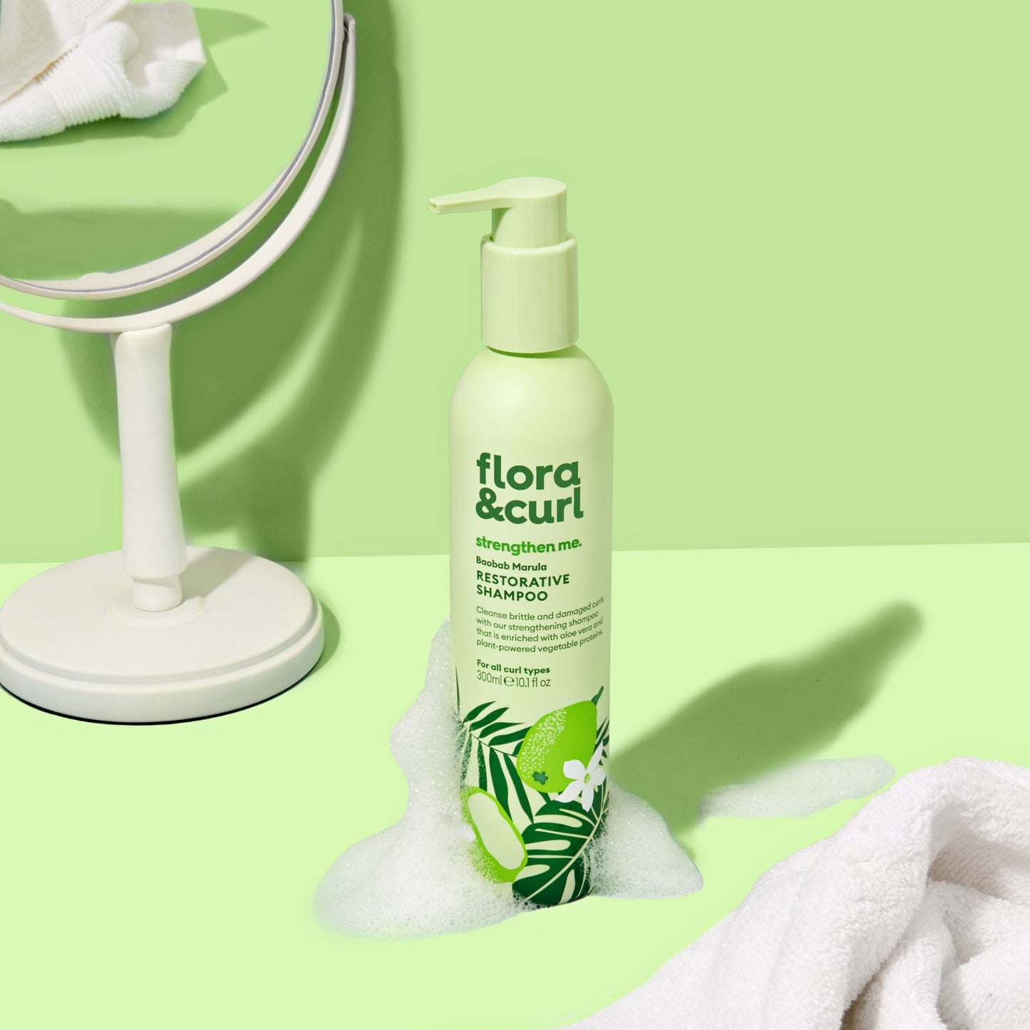 Flora & Curl Baobab Marula Restorative Shampoo