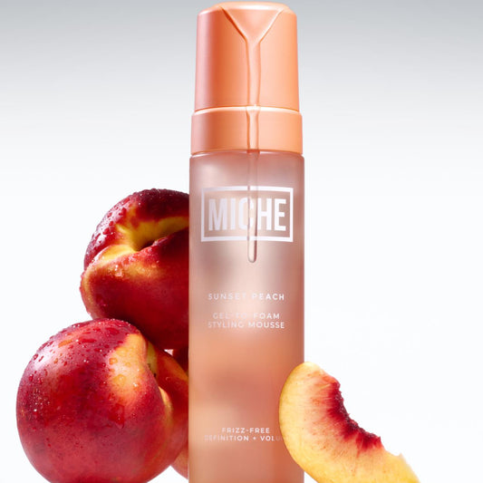 Miche Beauty Sunset Peach Gel-To-Foam Styling Mousse 7oz (Limited Edition)