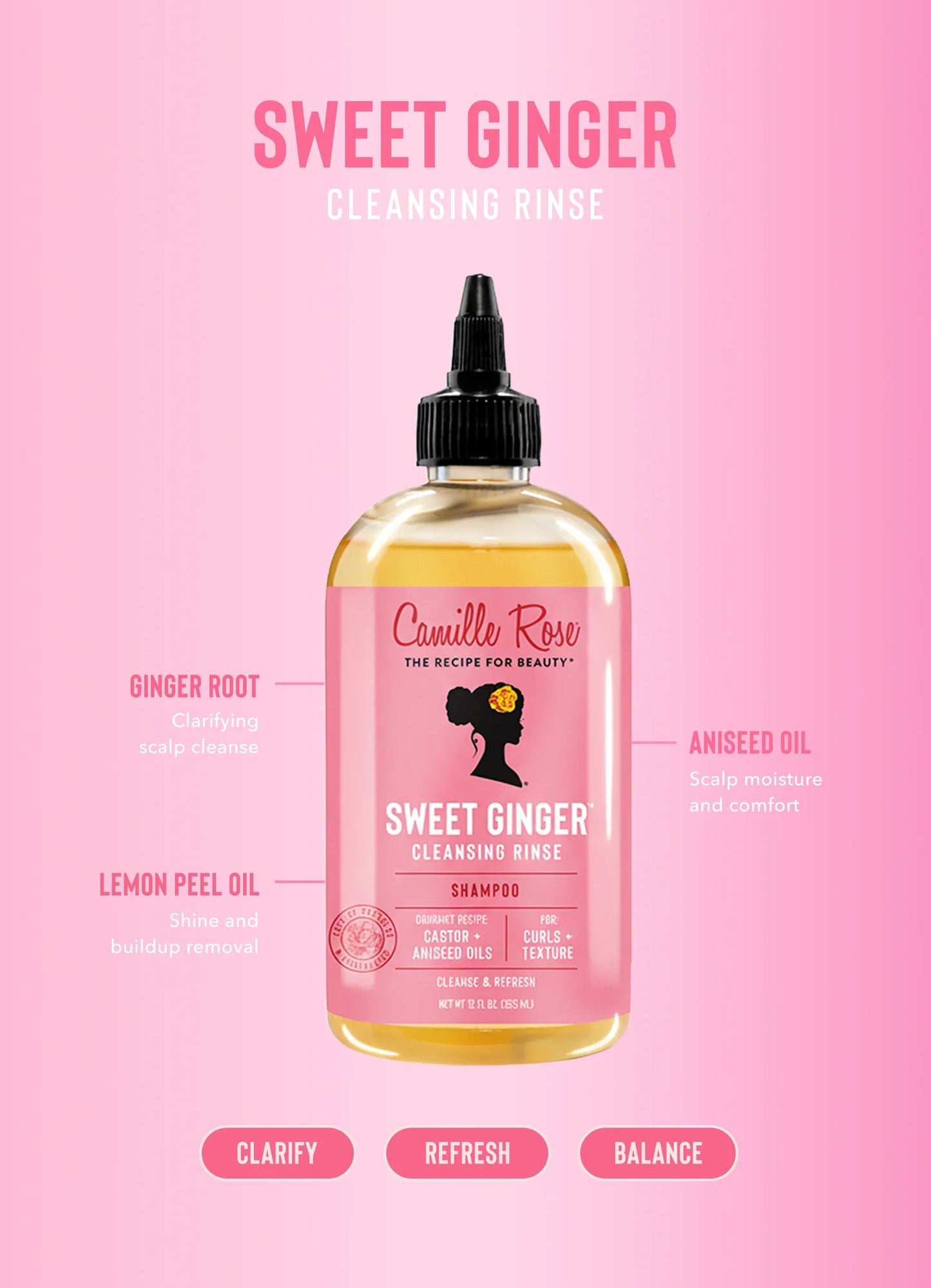 Camille Rose Sweet Ginger Cleansing Rinse