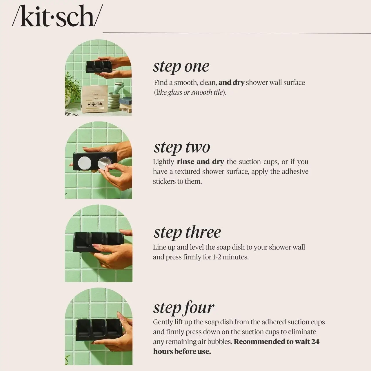 Kitsch Self-Draining Soap Dish