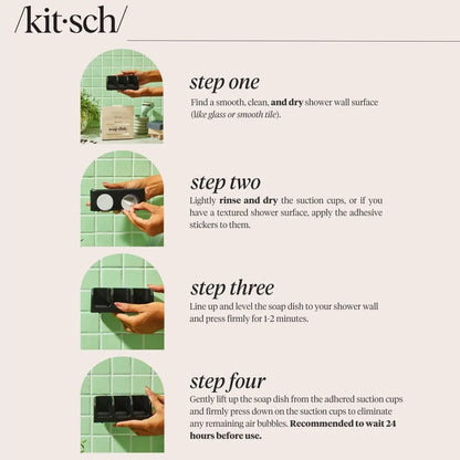 Kitsch Self-Draining Soap Dish