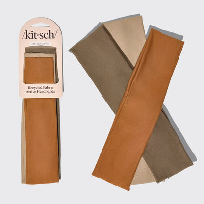 Kitsch Recycled Active Headbands 3pc Set