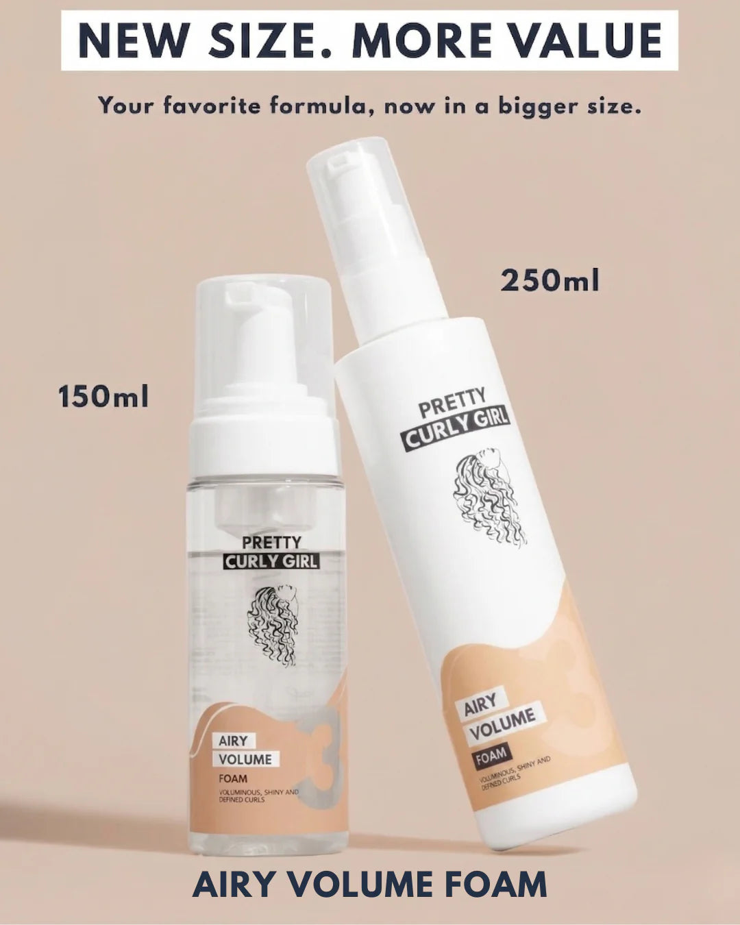 Pretty Curly Girl Airy Volume Foam 250ml