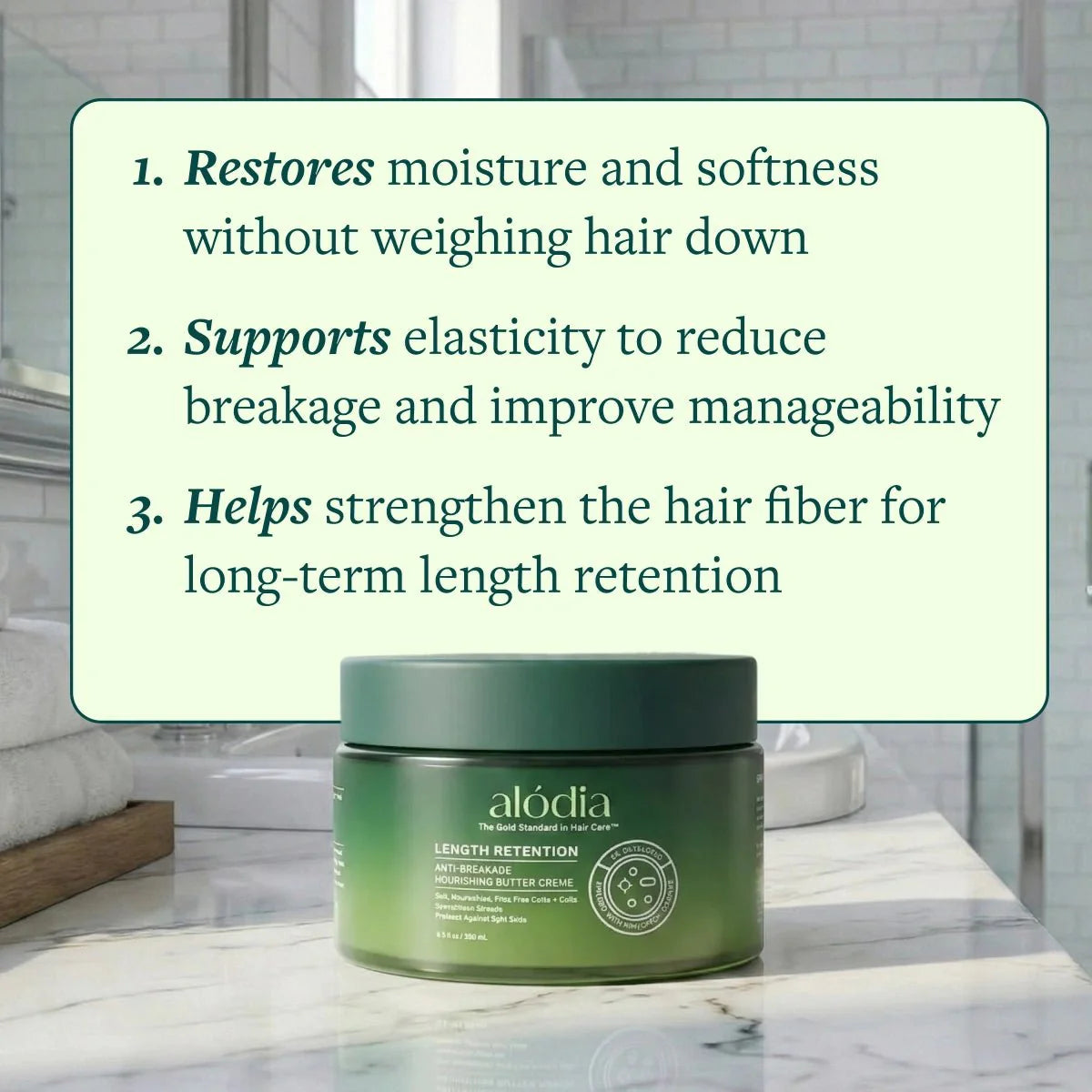 Alodia Length Retention Anti-Breakage Nourishing Butter Creme