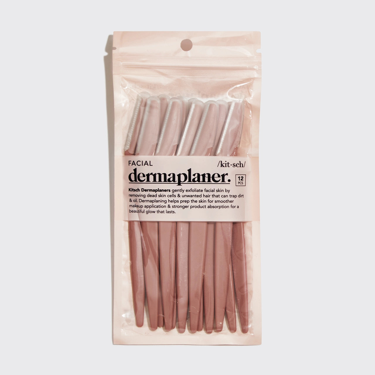 Kitsch Recycled Plastic Dermaplaners 12pc Set - Terracotta