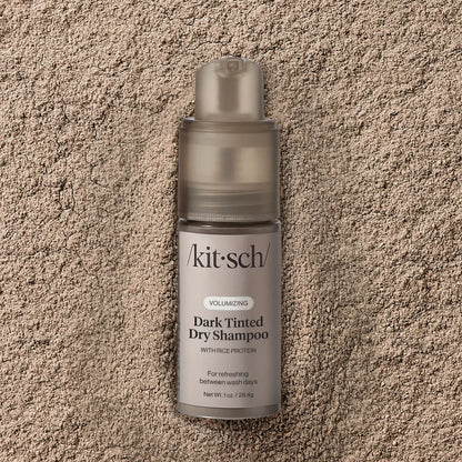 Kitsch Volumizing Rice Protein Dry Shampoo- Dark Tinted 1oz