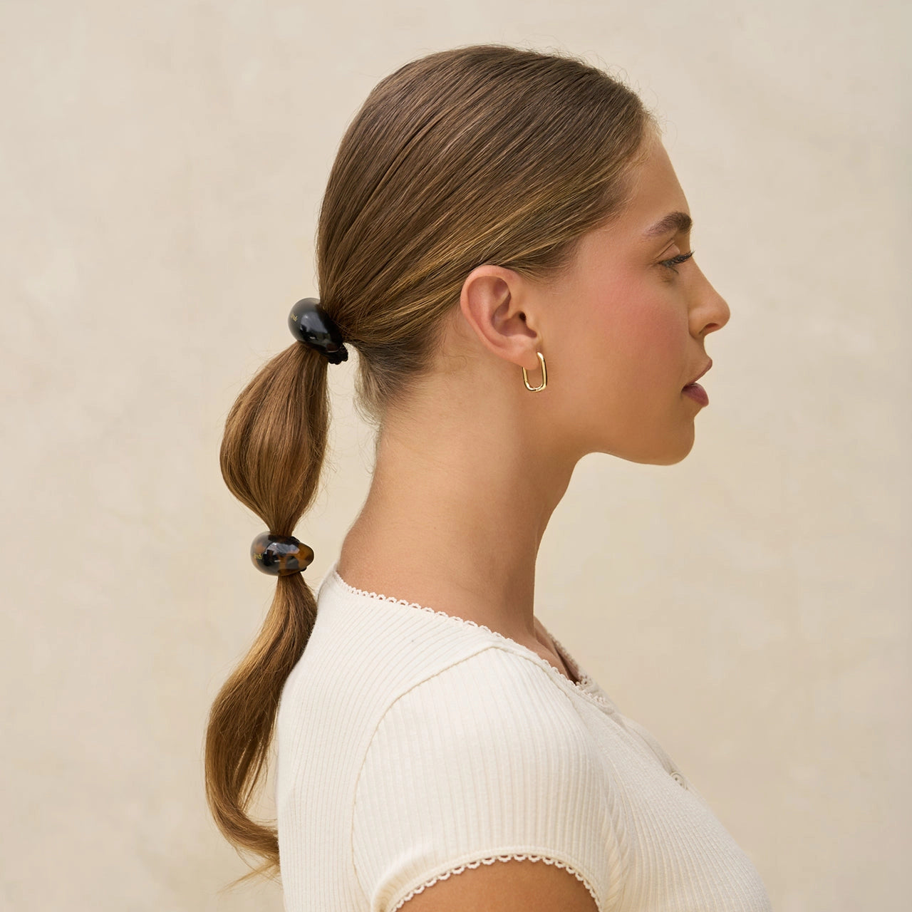 Kitsch Black & Tort Cloud Cuffs- Medium