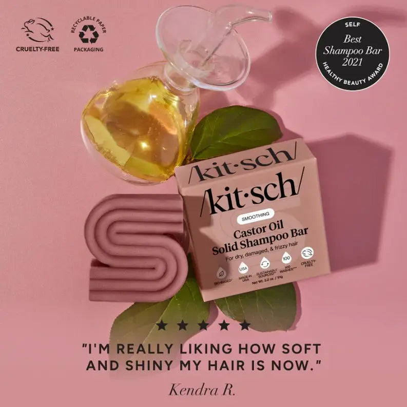 Kitsch Castor Oil Nourishing Shampoo Bar 3.2oz