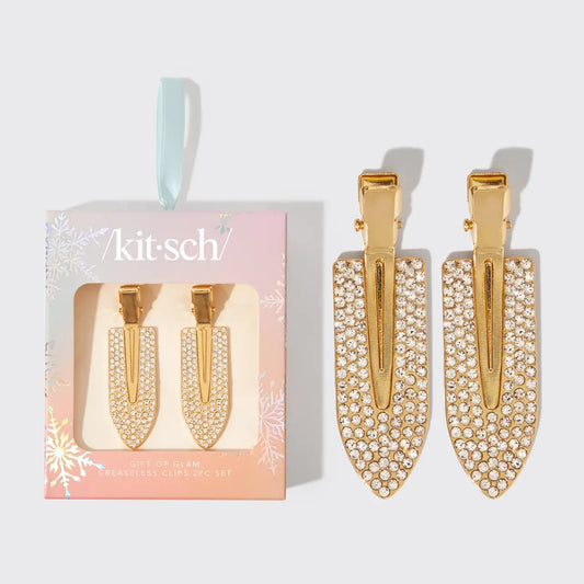 Kitsch Gift Of Glam Creaseless Clips 2PC Set