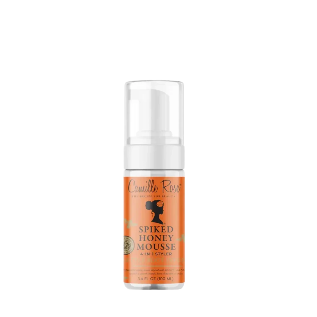 Bottle of Spiked Honey Mousse on white background
