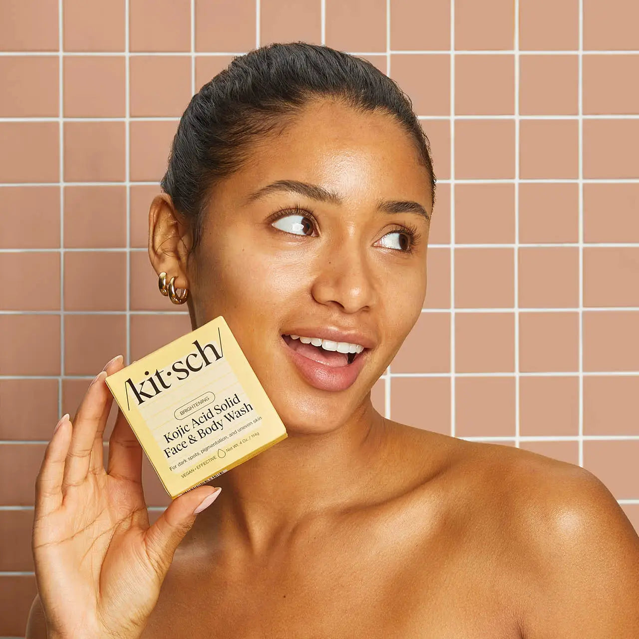Kitsch Brightening Koji Acid Solid Face & Body Wash