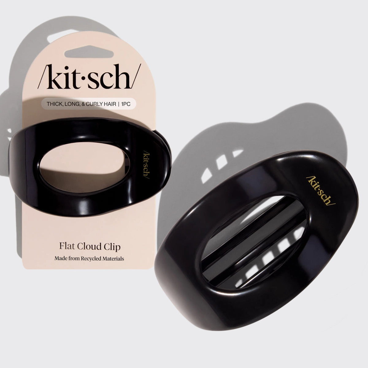 Kitsch Recycled Plastic Large Flat Cloud Clip