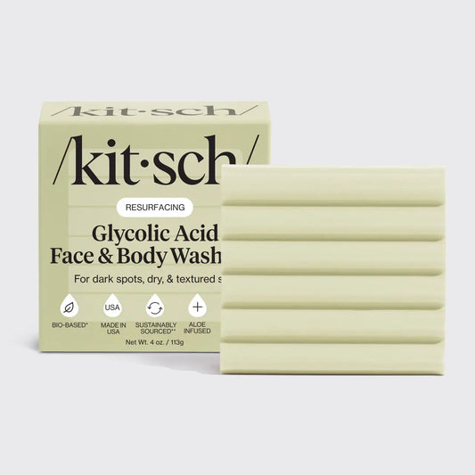 Kitsch Exfoliating Glycolic Acid Face and Body Wash Bar