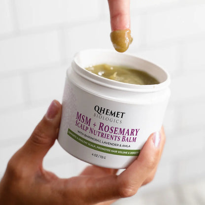 Qhemet Biologics MSM & Rosemary Scalp Nutrients Balm