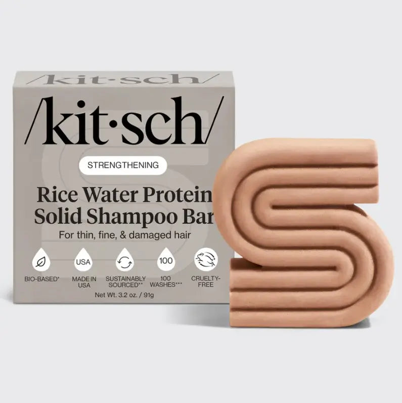 Kitsch Rice Water Protein Strengthening Shampoo Bar