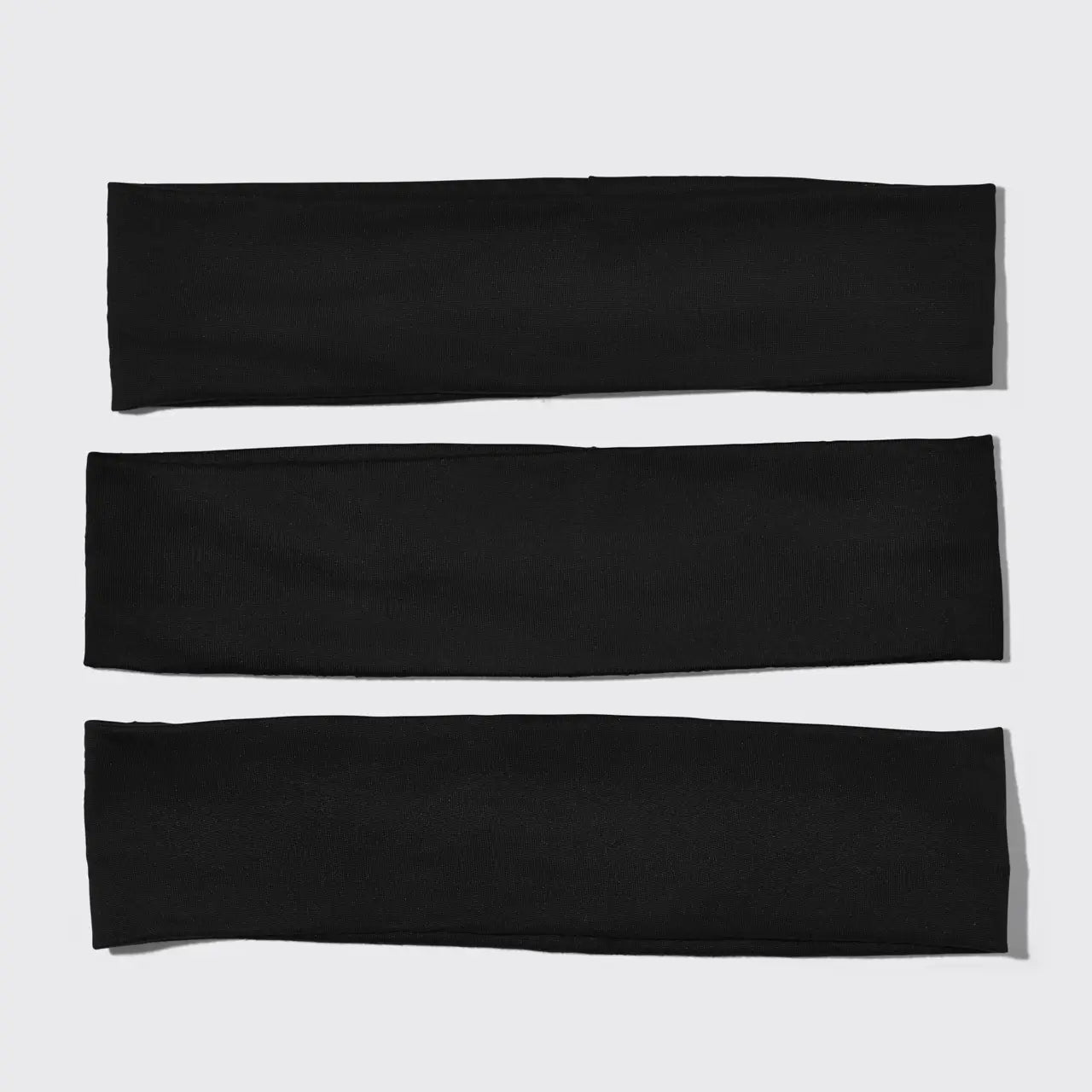 Kitsch Recycled Active Headbands 3pc Set-Black