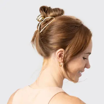 Kitsch Gold Metal Claw Clip