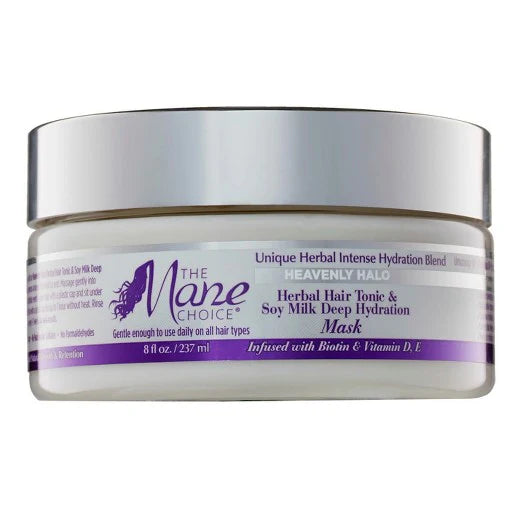 The Mane Choice Heavenly Halo Herbal Hair Tonic & Soy Milk Deep Hydration Mask