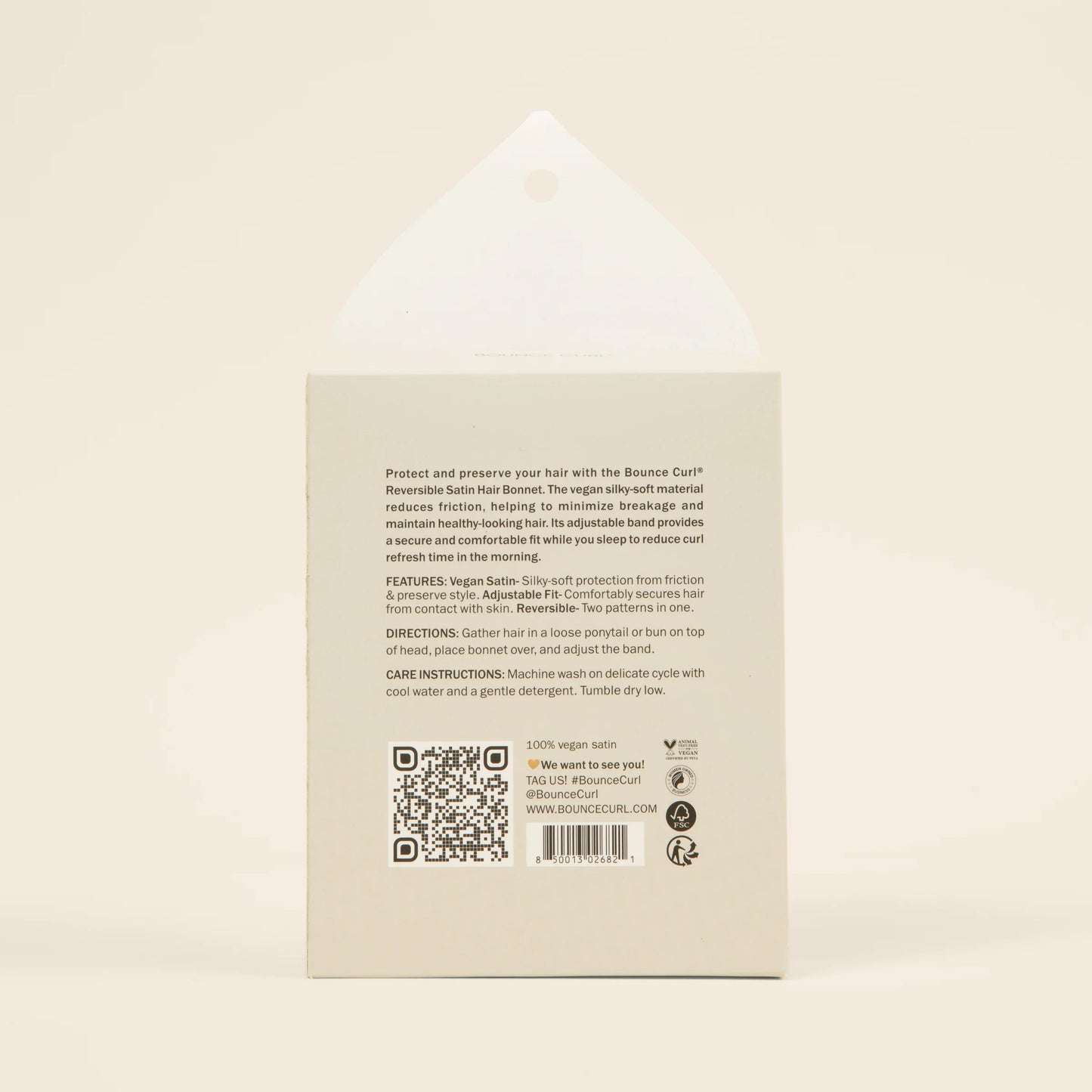 Bounce Curl Reversible Satin Hair Bonnet