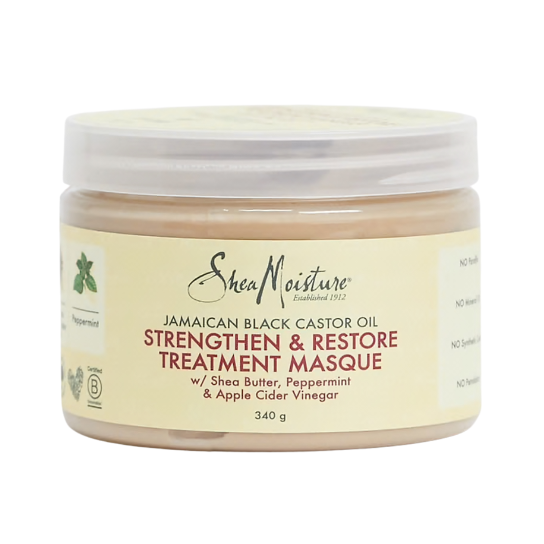 Shea Moisture Jamaican Black Castor Oil Strengthen and Restore Treatment Masque 340g