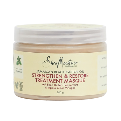 Shea Moisture Jamaican Black Castor Oil Strengthen and Restore Treatment Masque 340g