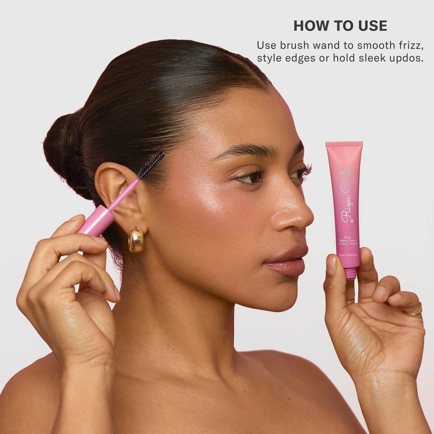 Rizos Curls Sleek Styling Cream + Taming Wand