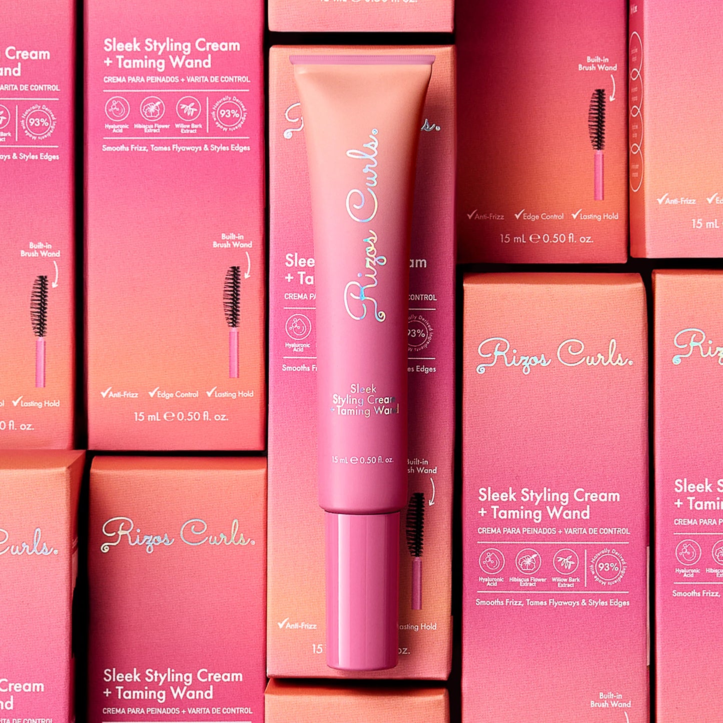 Rizos Curls Sleek Styling Cream + Taming Wand