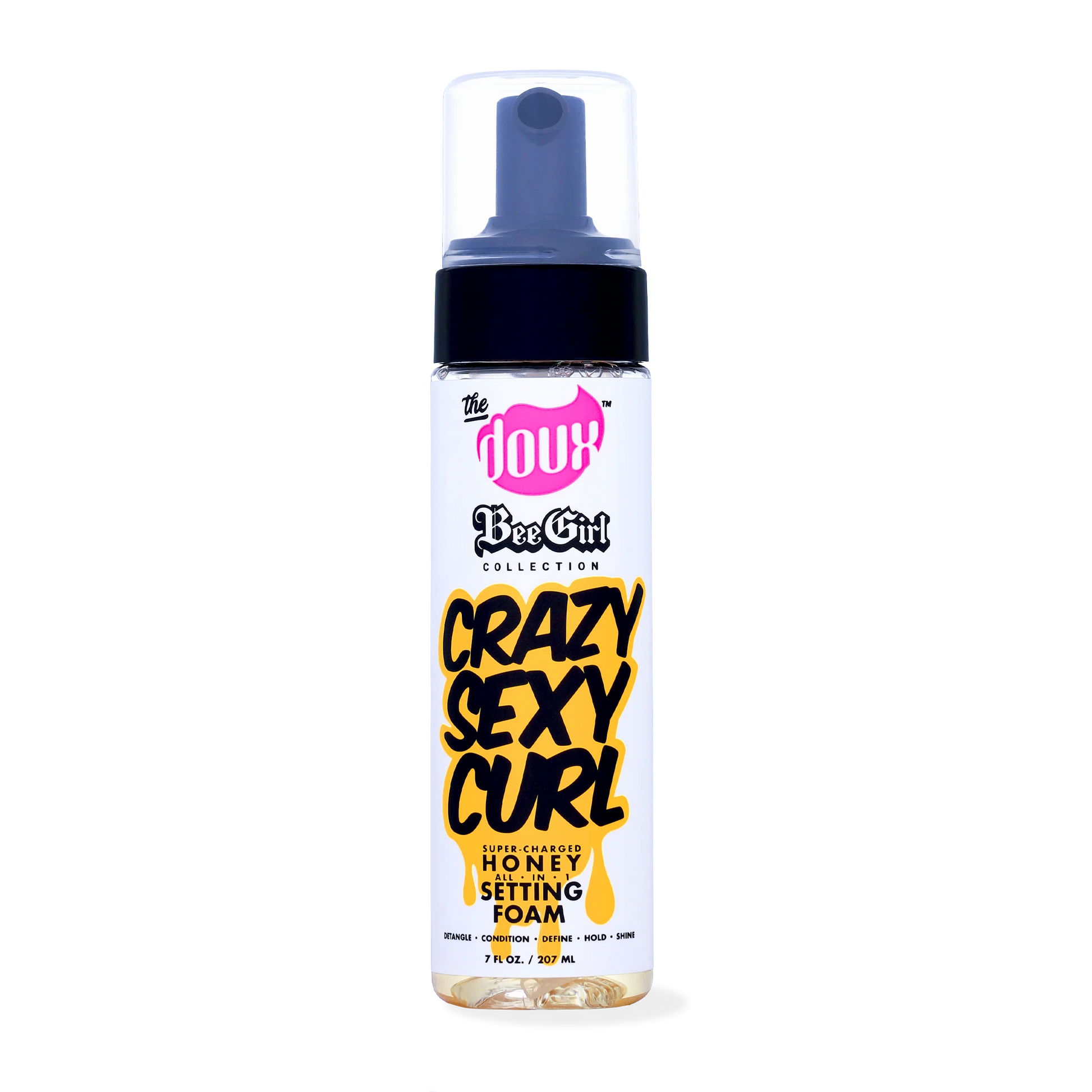 The Doux CRAZYSEXYCURL Honey Setting Foam- Curl Care
